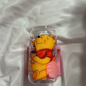 Pooh concha Glass Tumbler